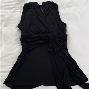 Kay Celine racer back wrap top from Neiman marcus